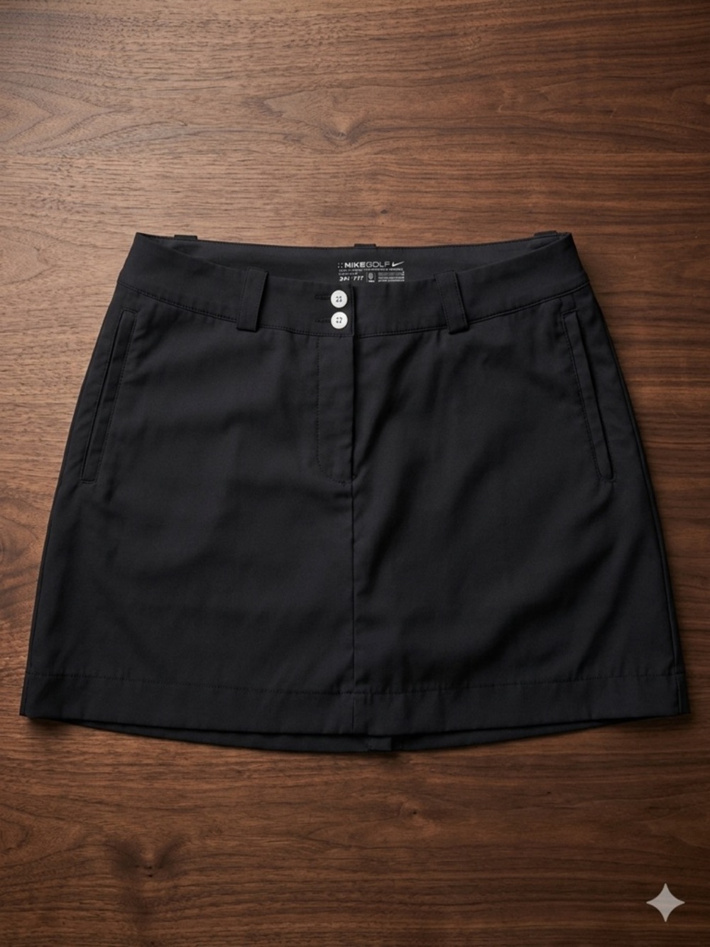 Nike Black Dri-FIT Golf Skort